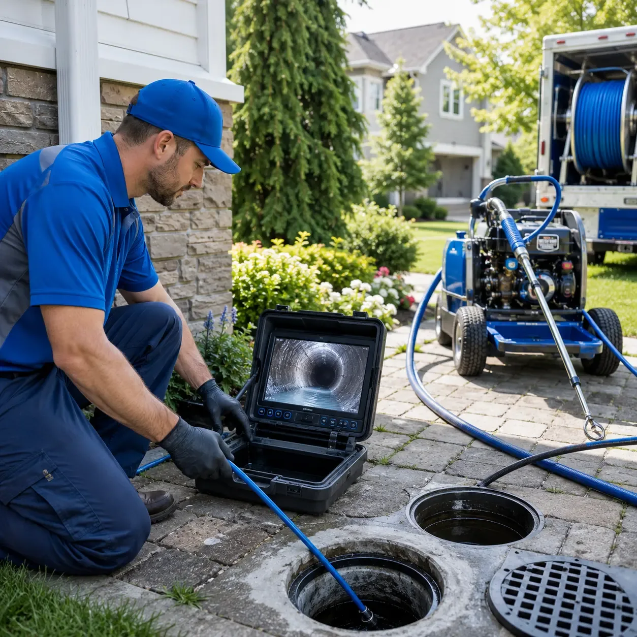 Outdoor drain cleaning professionals serving Manitou, KY